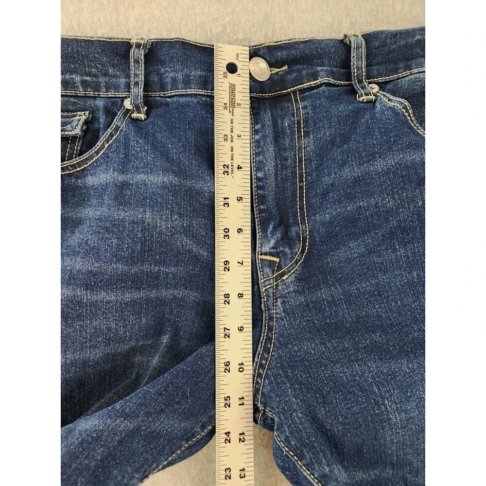 True Religion Billy Jeans 38‎ Flap T Snap Bootcut Relaxed Stretch 42 40x34